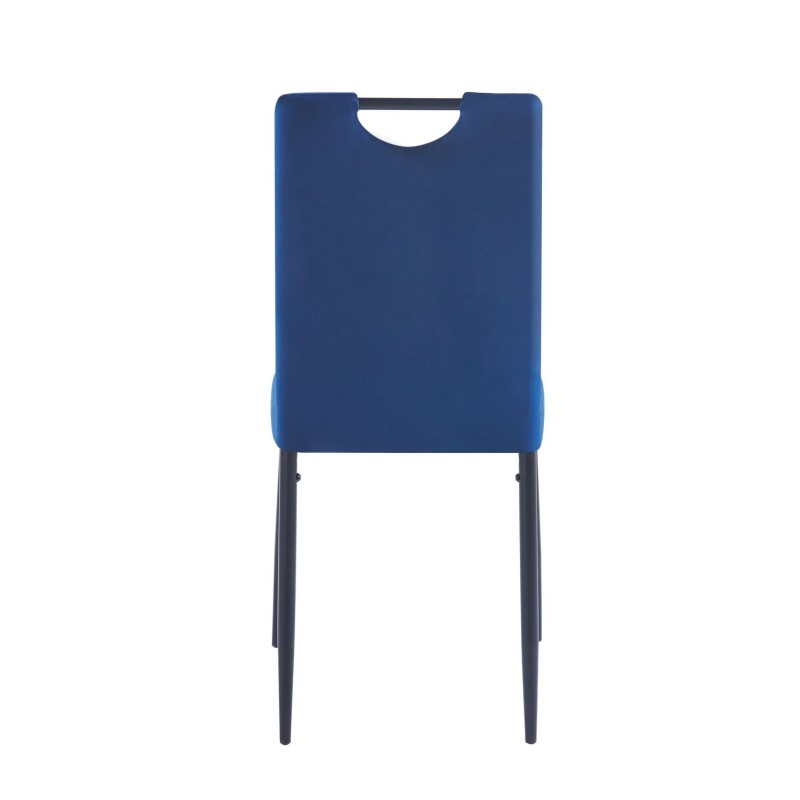 Silla de terciopelo (azul)