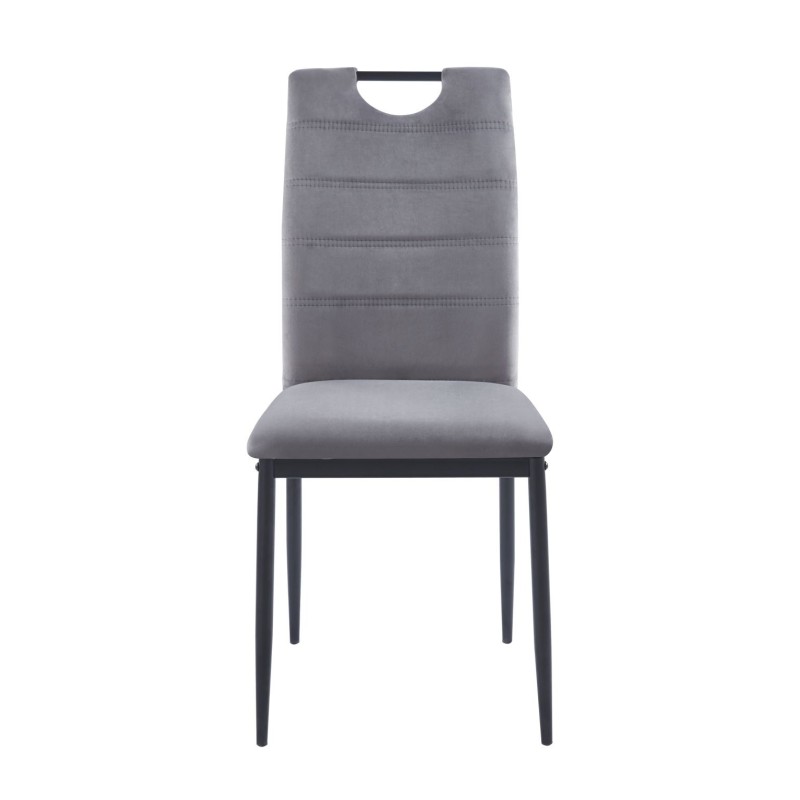 Velvet chair (gray)
