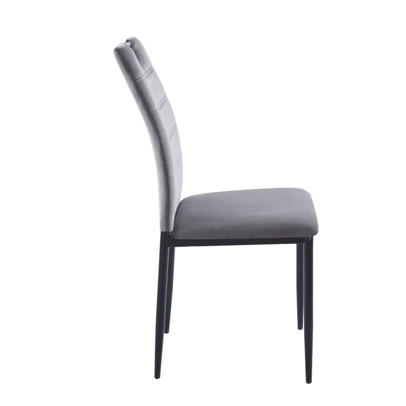 Velvet chair (gray)