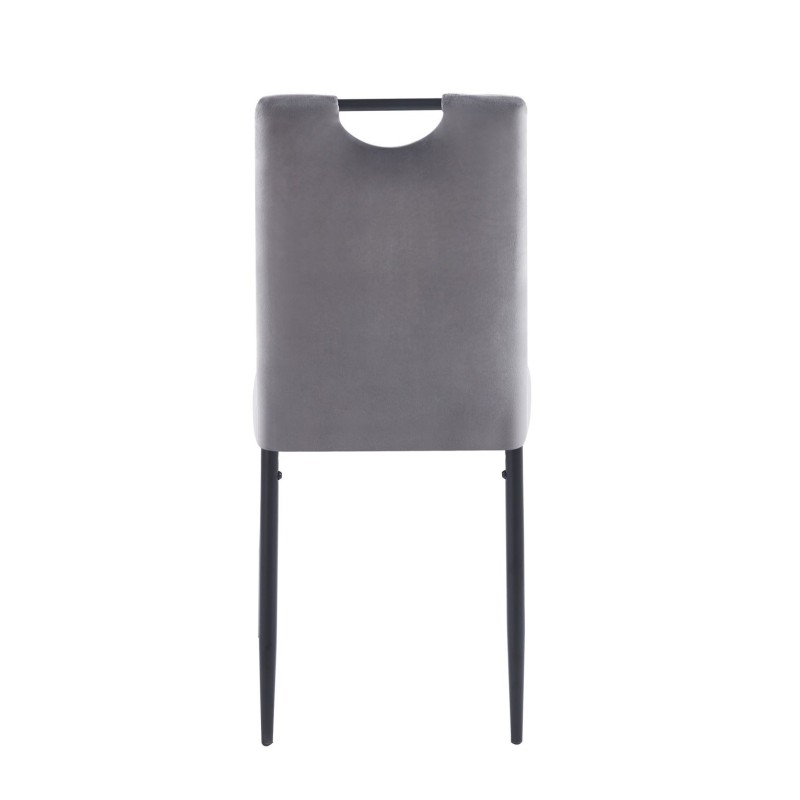 Velvet chair (gray)
