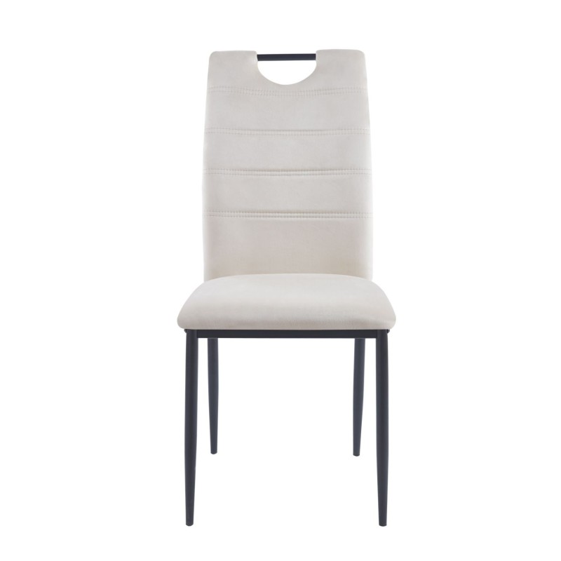 Velvet chair (beige)