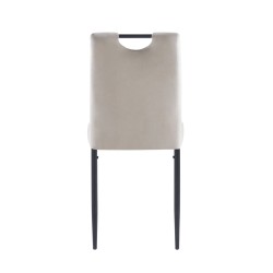 Silla de terciopelo (beige)
