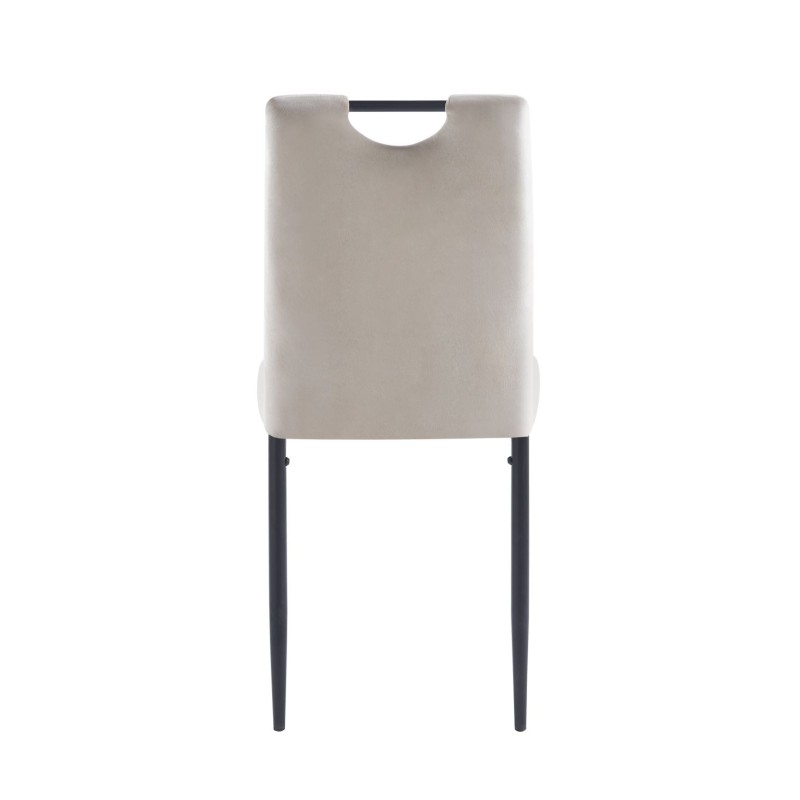 Velvet chair (beige)