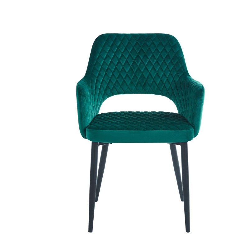 Velvet chair (green)