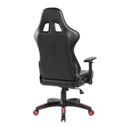 Gaming swivel chair (black-red)
