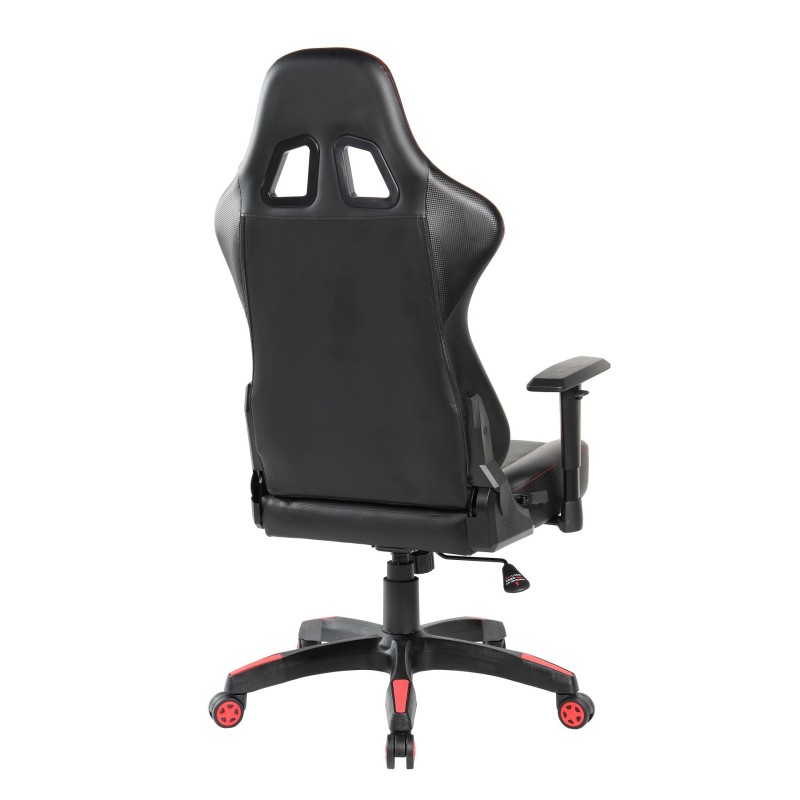 Gaming swivel chair (black-red)
