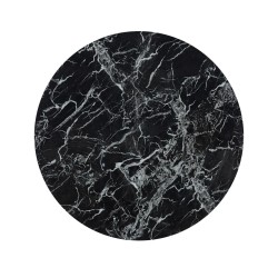 Stół (czarny marmur/złoty) 100x100