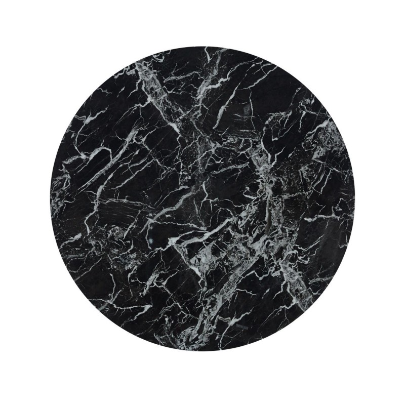 Stół (czarny marmur/złoty) 100x100