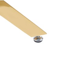 Tisch (schwarzer Marmor/gold) 100x100