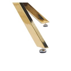 Table (white marble/gold) 100x100