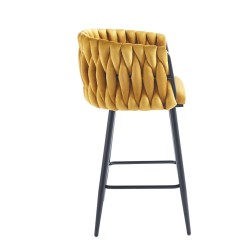 Hoker velvet curry (czarny stelaż)