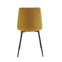 Velvet chair (curry)