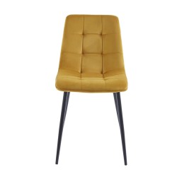 Velvet chair (curry)