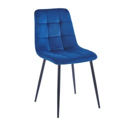 Velvet chair (blue)