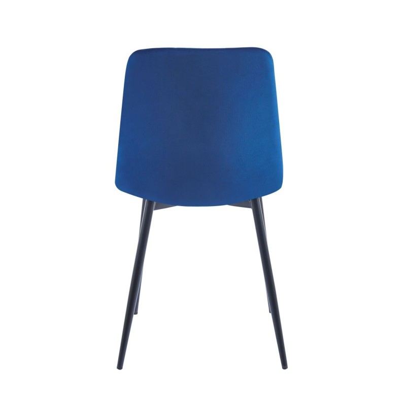 Velvet chair (blue)