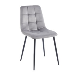 Velvet chair (gray)