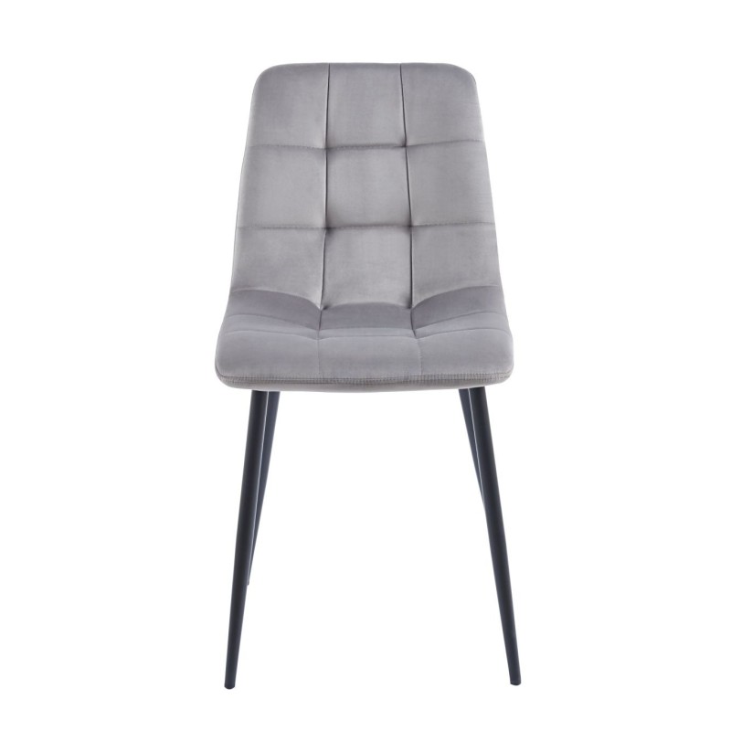 Silla de terciopelo (gris)