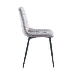 Velvet chair (gray)