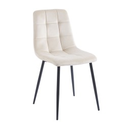 Velvet chair (beige)