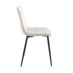 Velvet chair (beige)