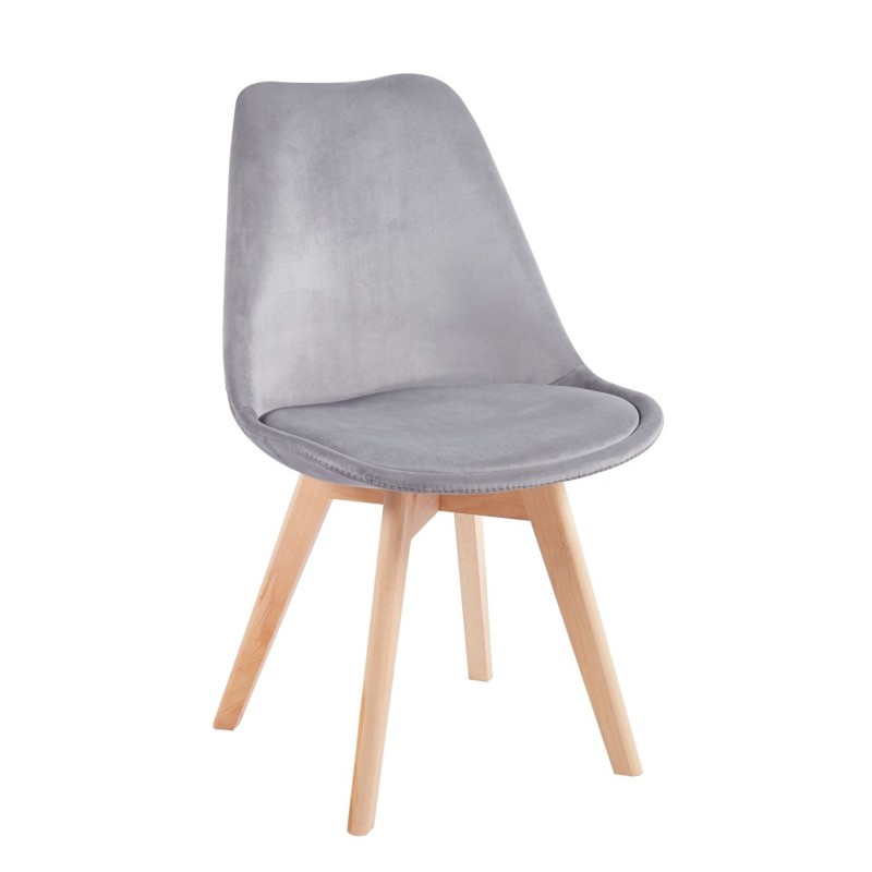 Velvet chair (gray)