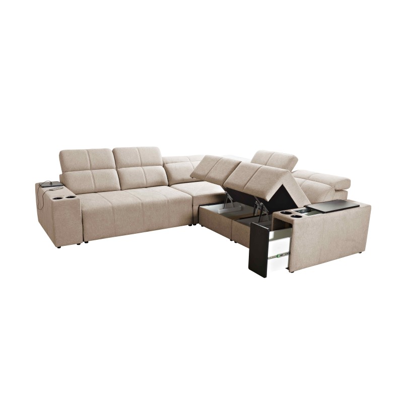 Ecksofa Milano III mit Schlaffunktion - Eleganz und Funktionalität in einem!