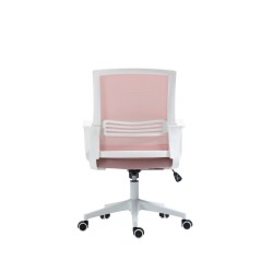 Pink swivel chair