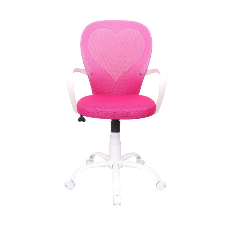 (QZY-1447) Silla giratoria (rosa)