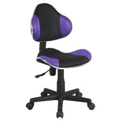 (QZY-G2B) Silla giratoria (morado/negro)