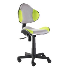 (QZY-G2B) Silla giratoria (verde/gris)