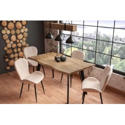 Extendable table (natural oak) 89x150(210)