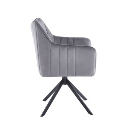 Velvet chair (gray)