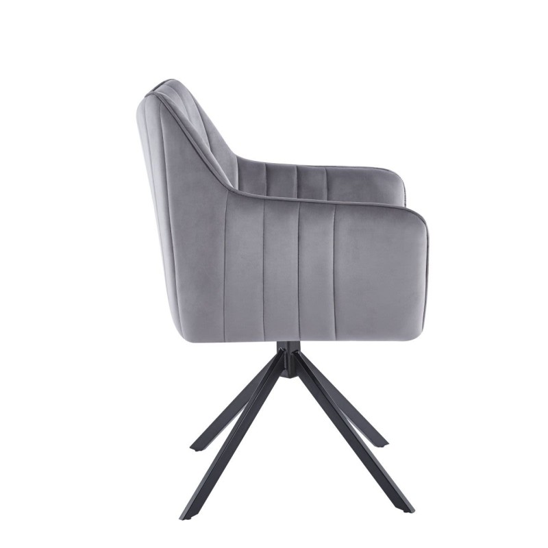 Velvet chair (gray)