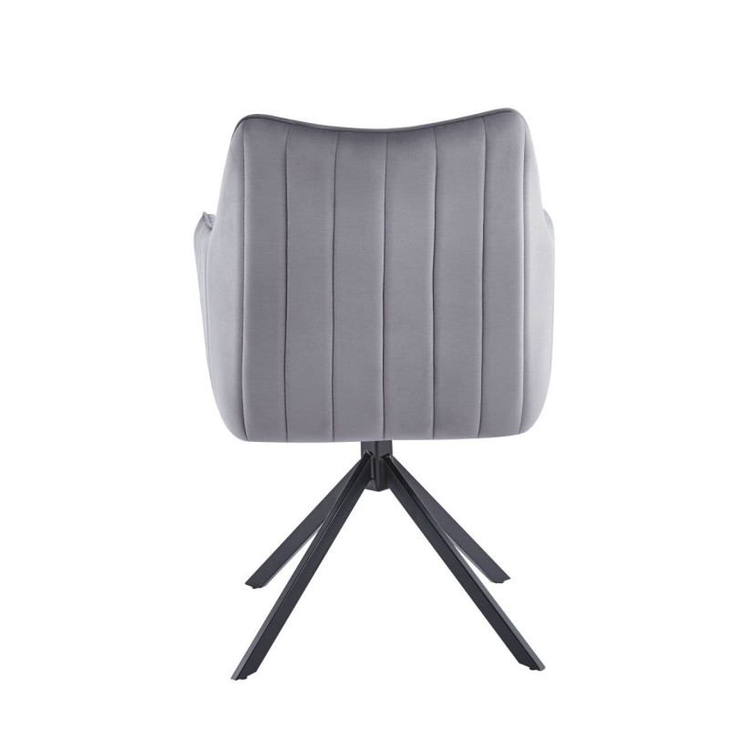 Velvet chair (gray)
