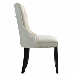 Velvet chair (beige)