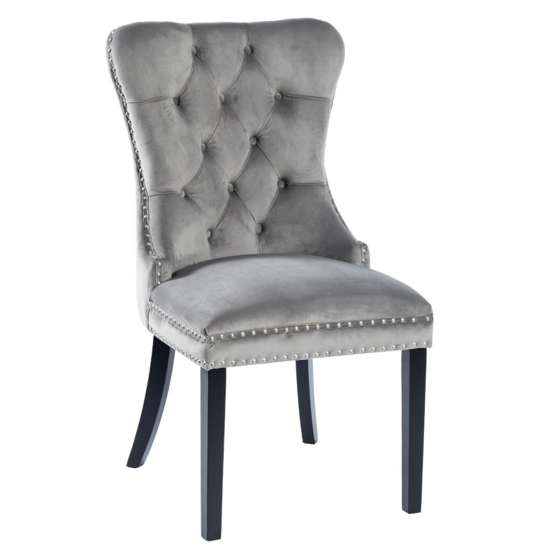 Velvet chair (gray)