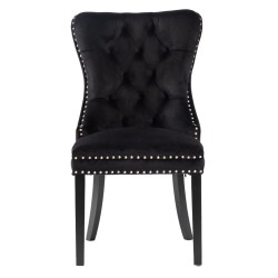 Silla de terciopelo (negra)