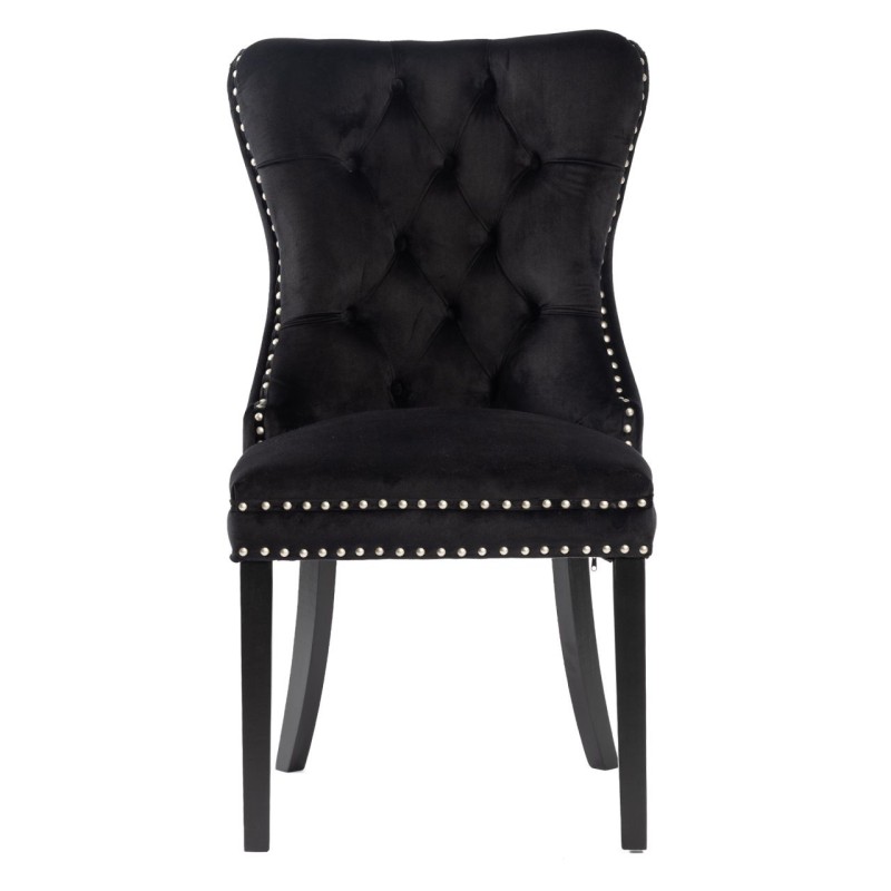 Silla de terciopelo (negra)