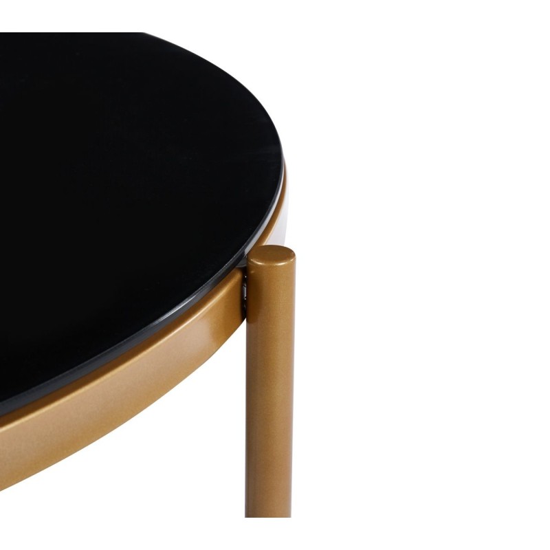 Black bench (gold frame)