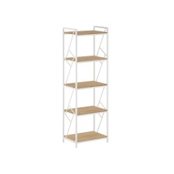 Shelf R2-FX (5P) (natural oak/white frame)