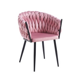 Silla de terciopelo (rosa)