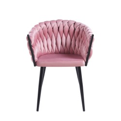 Silla de terciopelo (rosa)