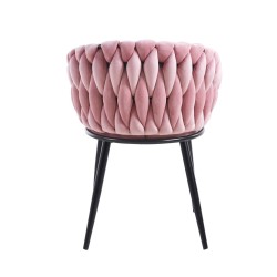 Silla de terciopelo (rosa)