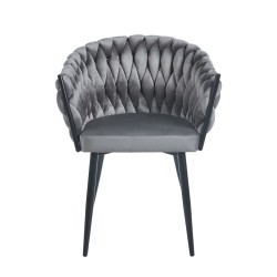 Velvet chair (gray)