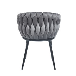 Velvet chair (gray)