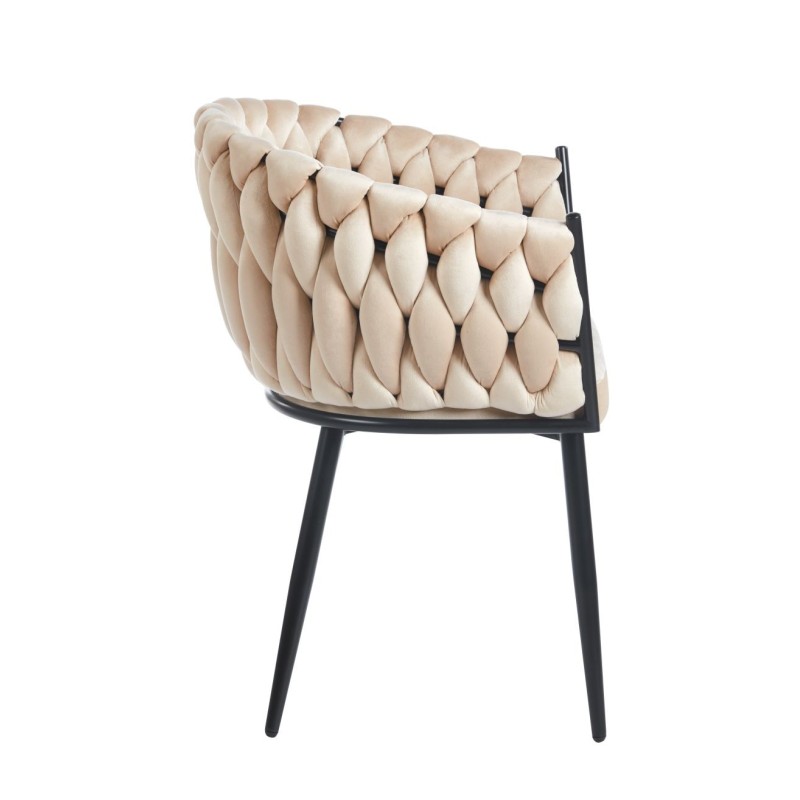 Velvet chair (beige)