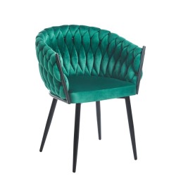 Velvet chair (green)