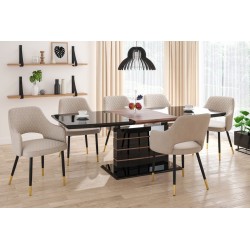 Velvet chair (beige)