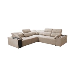 Milano III corner sofa with a sleeping function - elegance and functionality in one!