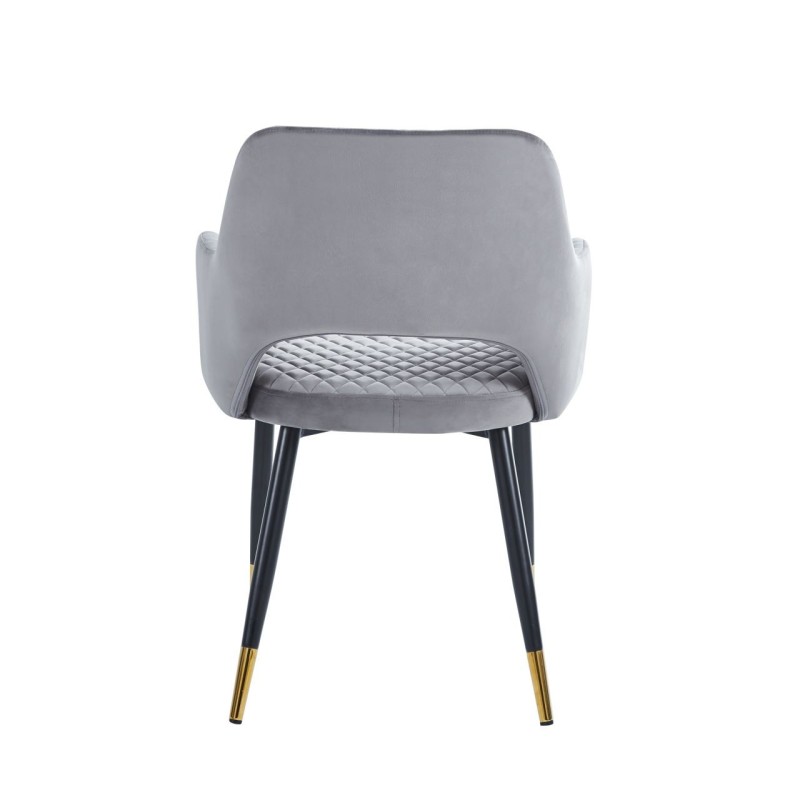 Velvet chair (gray)